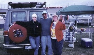 Deby, Judy and Nelson at Darlington